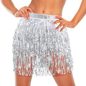 NEW! Sibba Sequin Skirt for Beach 70s Disco Party Disco Festival